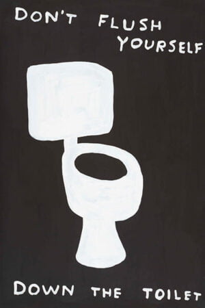 David Shrigley | Don´t Flush Yourself
