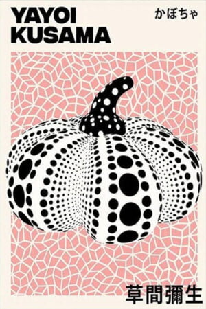 Yayoi Kusama | B&W Pumpkin